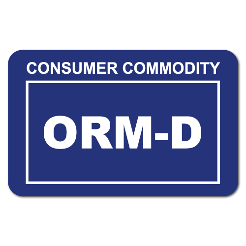 Consumer Commodity ORM D Stickers