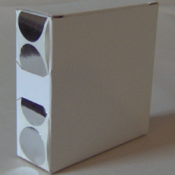 1X Cardboard Label Dispenser Box