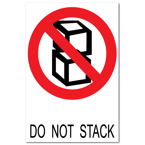 Do Not Stack International Stickers