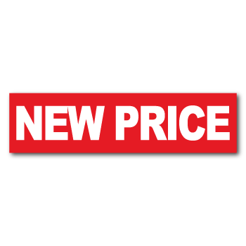 new price sign