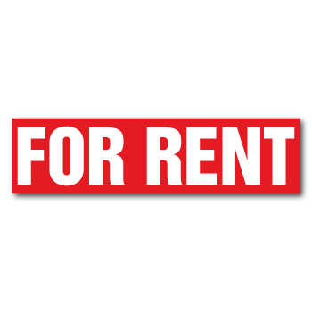 FOR RENT Real Estate Stickers