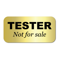 Tester, Not for sale Gold Foil Labels